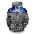 3D all over print man looking out galaxy-Apparel-HbArts-Zip-Hoodie-S-Vibe Cosy™
