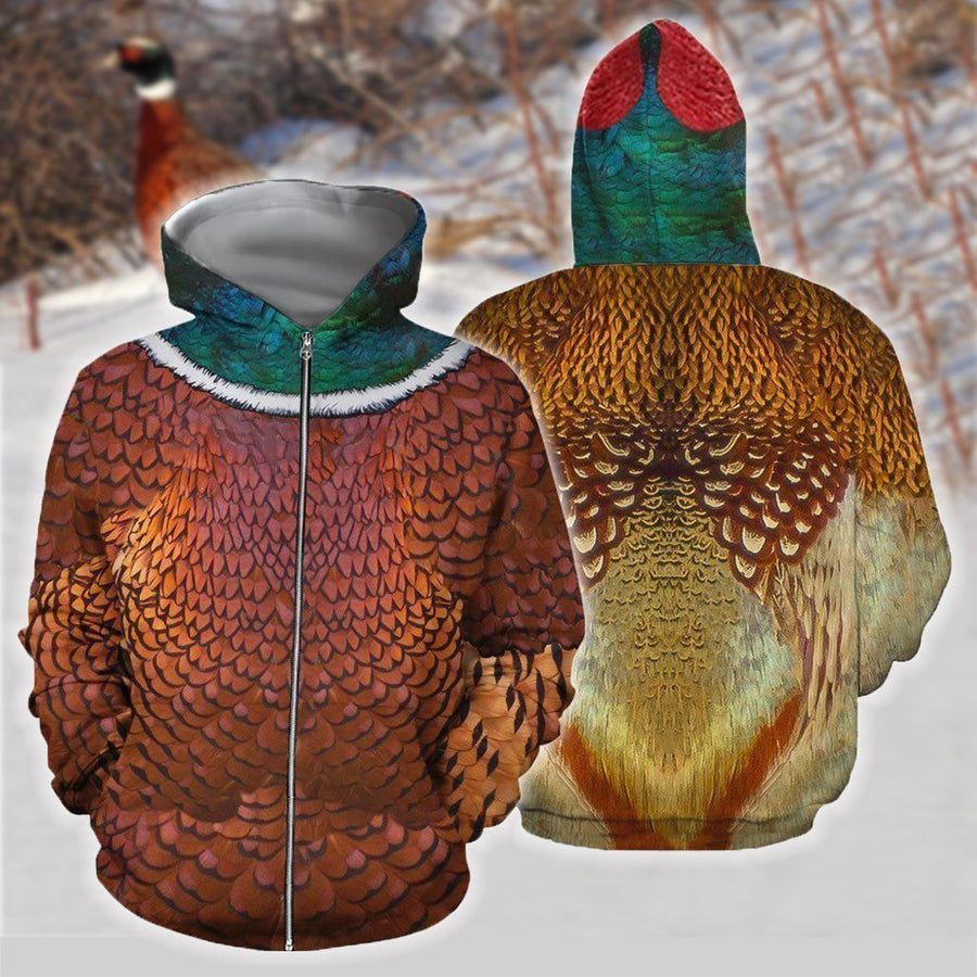 Pheasant Cover 3D All Over Printed Shirts For Men & Women-Apparel-HP Arts-Hoodie-S-Vibe Cosy™
