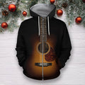 3D All Over Printed Guitar Art Shirts HG-Apparel-HG-ZIPPED HOODIE-S-Vibe Cosy™
