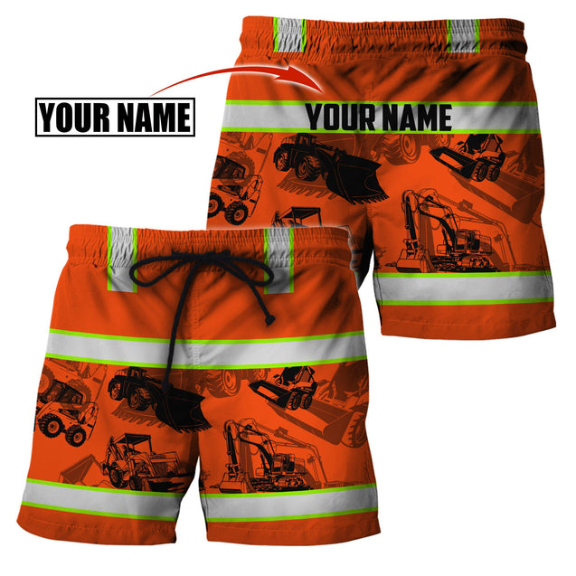 Customize Name Heavy Equipment Operator 3D All Over Printed Unisex Shirt