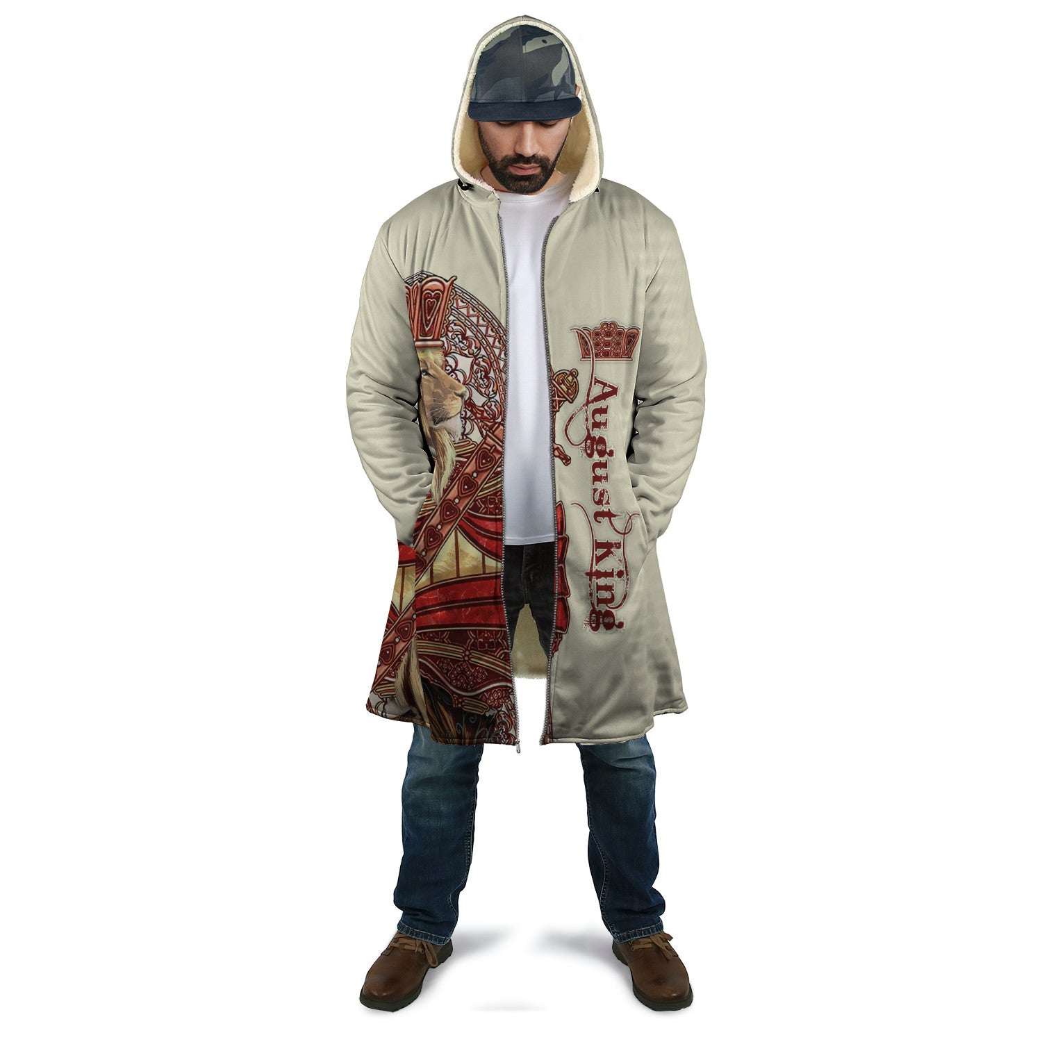 Custom August King Lion 3D All Over Printed Unisex Shirts