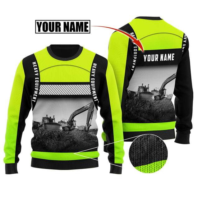 Customize Name Heavy Equipment Operator 3D All Over Printed Unisex Shirt