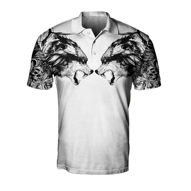 Wolf Tattoo 3D All Over Printed Unisex Shirts No 03