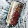 October Queen Lion Custom Name Tumbler