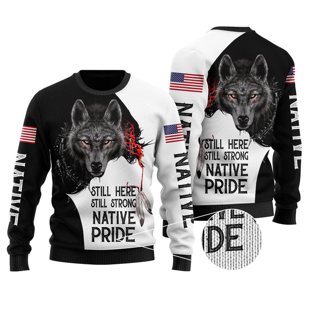 Wolf - Native Pride 3D All Over Printed Unisex Shirts