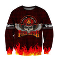 Cool Skull Firefighter Hoodie For Men And Women DQB08242002-TQH