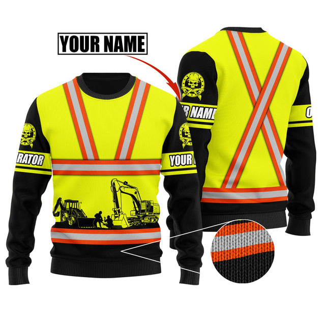 Customize Name Heavy Equipment Operator 3D All Over Printed Unisex Shirt