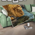 Lion blanket