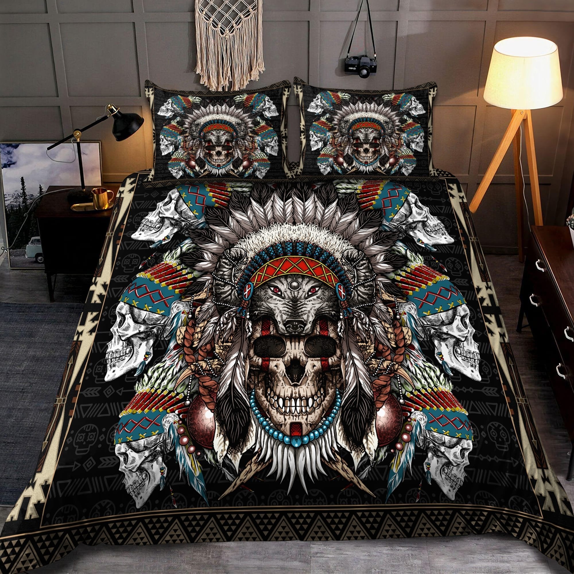 Native American 3D All Over Printed Bedding Set