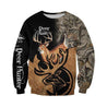 Caribou Camo Deer Hunting Hoodie T-Shirt Sweatshirt NM-Apparel-NM-Sweat Shirt-S-Vibe Cosy™