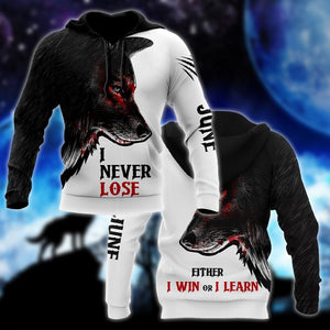 Wolf - June Guy Never Lose  3D All Over Printed Unisex Shirts