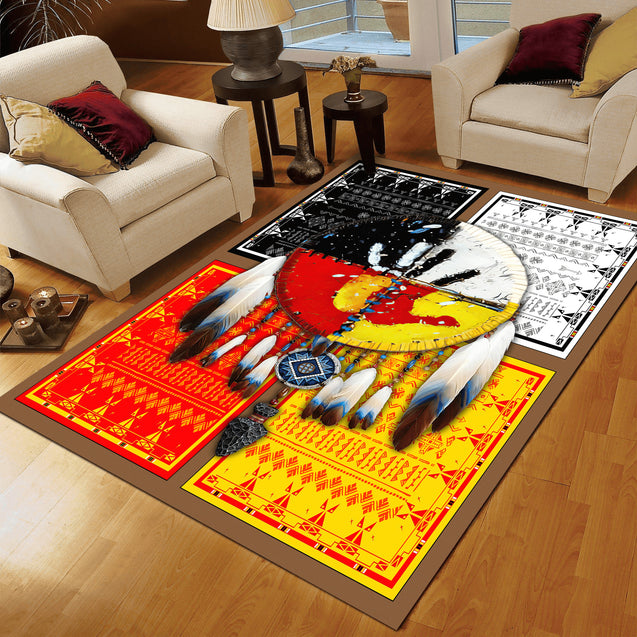 Native American 3D All Over Printed Rug