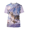 Wolf Native American 3D All Over Printed Unisex Shirts No 10