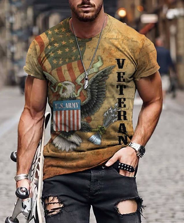 US Army Veteran 3D All Over Printed Unisex Shirts