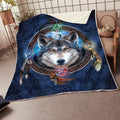 Celtic Wolf 3D All Over Printed Blanket