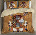 Native American Wolf 3D All Over Printed Bedding Set