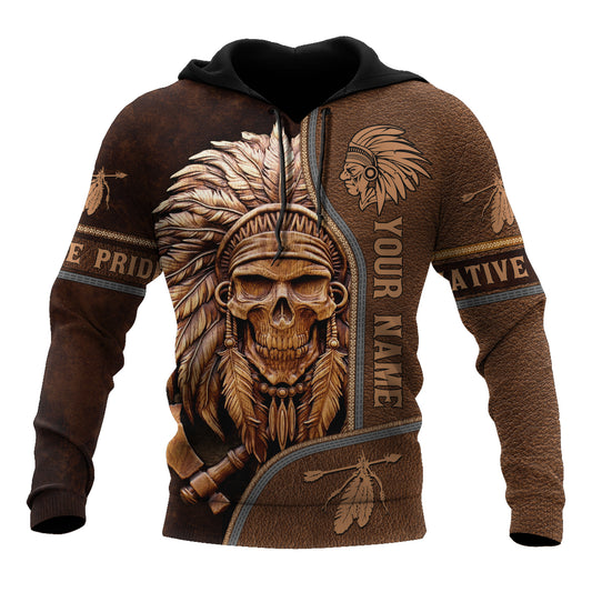 Customize Name Native American 3D All Over Printed Unisex Shirt