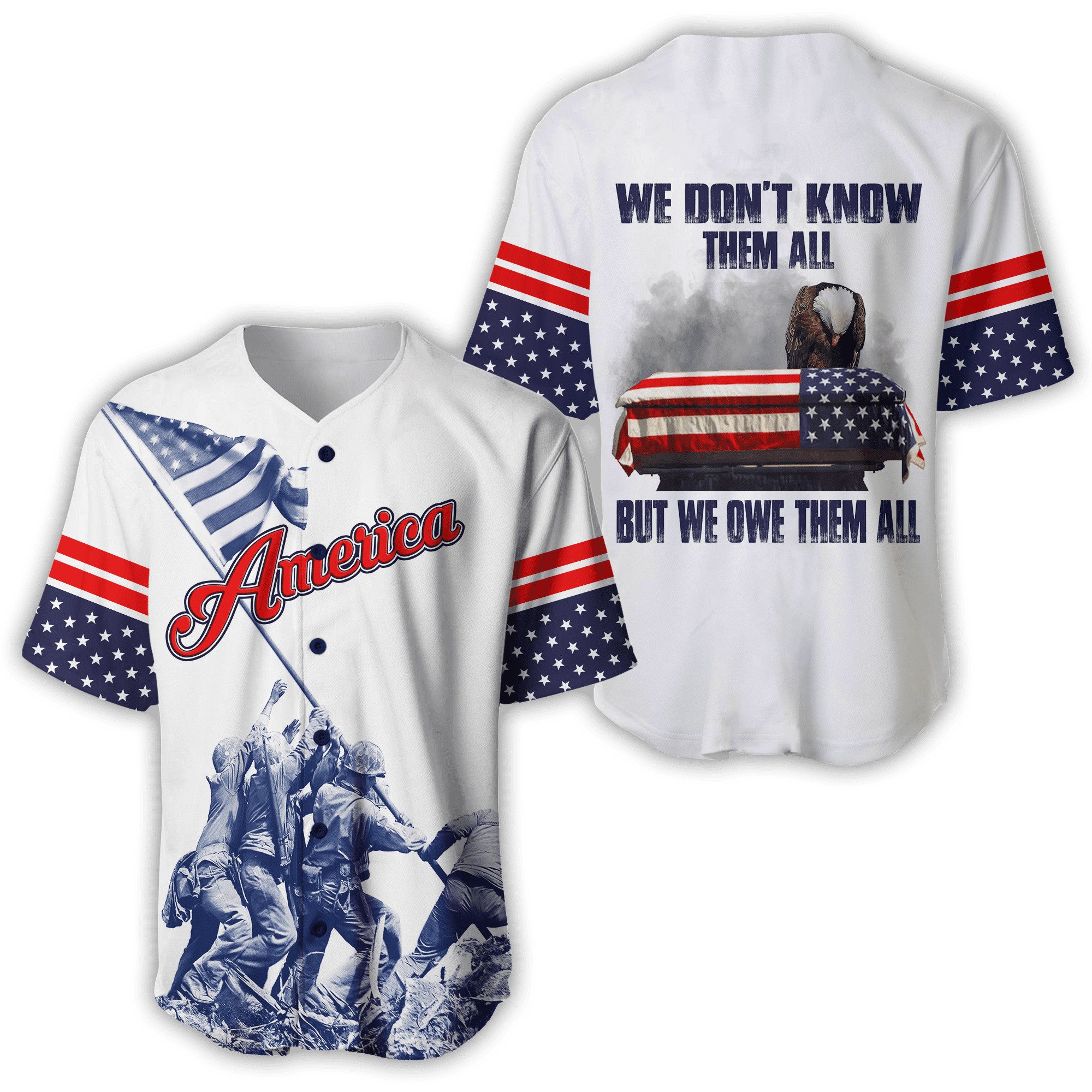 American 3D All Over Printed Unisex Shirts