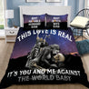 Couple Skulls Love To Death Bedding Set DQB07222001-TQH-BEDDING SETS-TQH-Twin-Vibe Cosy™