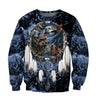 Wolf Native American 3D All Over Printed Unisex Shirts No 01