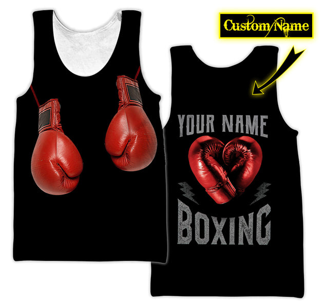 Custom Name Boxing 3D All Over Printed  Unisex Shirt