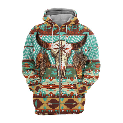 Native American 3D All Over Printed Unisex Shirts