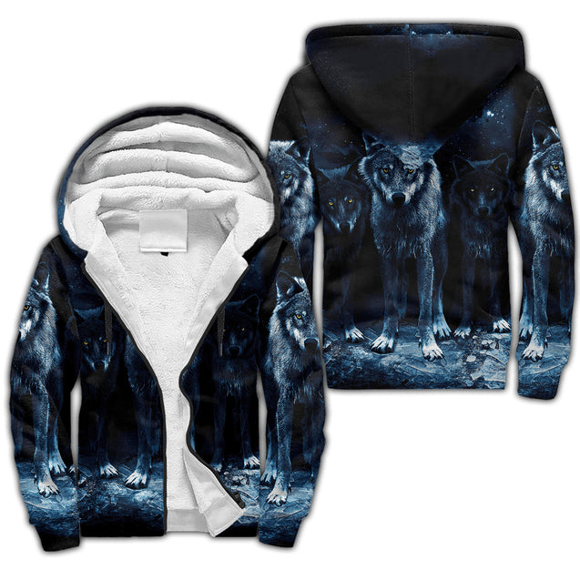 Wolf 3D All Over Printed Unisex Shirts No 07