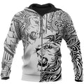 Tattoo Lion Hoodie for  3D All Over Printed  Unisex Shirts