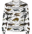 3D All Over Print Alligator & Crocodile Hoodie-Apparel-6teenth World-Sweatshirt-S-Vibe Cosy™