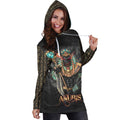 All Over Printed Anubis Hoodie Dress H219B-Apparel-HbArts-Hoodie Dress-S-Vibe Cosy™