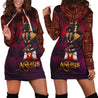 All Over Printed Anubis Hoodie Dress-Apparel-HbArts-Hoodie Dress-S-Vibe Cosy™