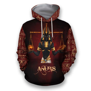 All Over Printed Anubis Shirts H330B-Apparel-HbArts-Hoodies-S-Vibe Cosy™