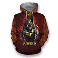 All Over Printed Anubis Shirts-Apparel-HbArts-Zip-Hoodie-S-Vibe Cosy™