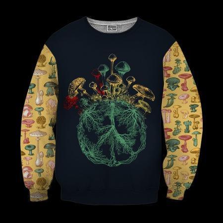 The Mushrooms are calling and I must go NTH130801-Apparel-NTH-Sweat Shirt-S-Vibe Cosy™