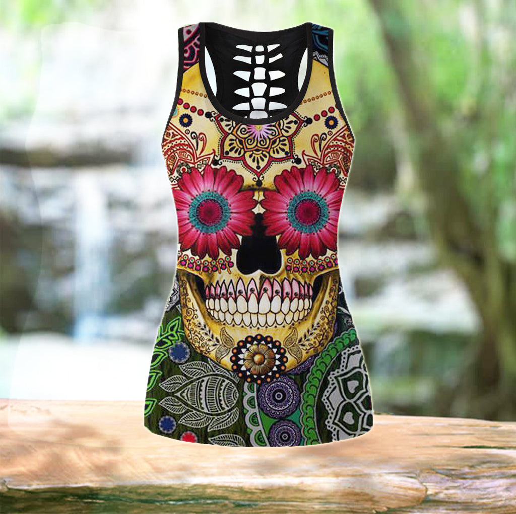 Candy Skull Combo Outfit For Women TQH20062303-Apparel-TQH-No Legging-S-Vibe Cosy™