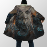 Native American Wolf Hoodie T Shirt For Men and Women HAC220401-Apparel-NM-Hoodie Coat-S-Vibe Cosy™