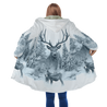 White Deer Hunting 3D All Over Printed Legging + Cloak
