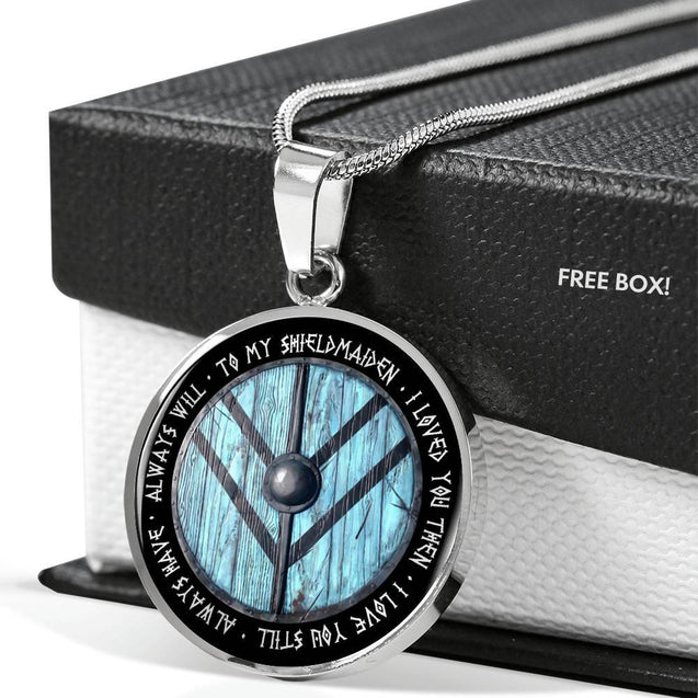 To My ShieldMaiden - I loved you then I love you still NL42-Jewelry-HP Arts-Luxury Necklace (Silver)-No-Vibe Cosy™