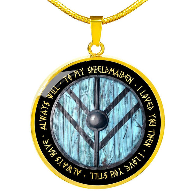 To My ShieldMaiden - I loved you then I love you still NL42-Jewelry-HP Arts-Luxury Necklace (Silver)-No-Vibe Cosy™