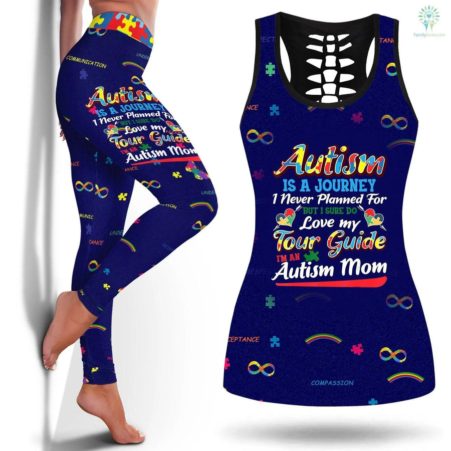 Autism Mom Autism Awearness Combo Tank + Legging TA061702-Apparel-TA-S-S-Vibe Cosy™