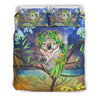 AUSTRALIA KOALA 02 BEDDING SET H4-BEDDING SETS-HP Arts-Bedding Set - Black - AUSTRALIA-Queen/Full-Vibe Cosy™