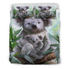 AUSTRALIA KOALA BEDDING SET 02 K7-BEDDING SETS-HP Arts-Bedding Set - Beige - AUSTRALIA KOALA BEDDING SET 02 E7 W-Queen/Full-Vibe Cosy™