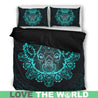 AUSTRALIA - KOALA BEDDING SET W8-BEDDING SETS-HP Arts-Bedding Set - Black - 4-Twin-Vibe Cosy™