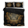 AUSTRALIA - KOALA BEDDING SET W9-BEDDING SETS-HP Arts-Bedding Set - Black - 1-Twin-Vibe Cosy™