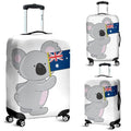Australia- Koala Flag Luggage Cover NN8-LUGGAGE COVERS-HP Arts-Luggage Covers - AUSTRALIA- KOALA FLAG LUGGAGE COVER NN8-Small 18-22 in / 45-55 cm-Vibe Cosy™