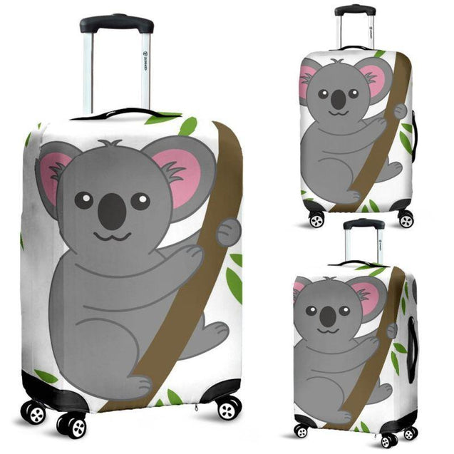 Australia- Koala Luggage Cover 08 NN8-LUGGAGE COVERS-HP Arts-Luggage Covers - AUSTRALIA- KOALA LUGGAGE COVER 08 NN8-Small 18-22 in / 45-55 cm-Vibe Cosy™