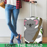 Australia- Koala Luggage Cover 08 NN8-LUGGAGE COVERS-HP Arts-Luggage Covers - AUSTRALIA- KOALA LUGGAGE COVER 08 NN8-Small 18-22 in / 45-55 cm-Vibe Cosy™