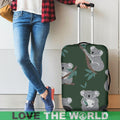Australia- Koala Pattern Luggage Cover NN8-LUGGAGE COVERS-HP Arts-Luggage Covers - AUSTRALIA- KOALA PATTERN LUGGAGE COVER NN8-Small 18-22 in / 45-55 cm-Vibe Cosy™
