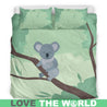 Australia's Koala Bear Bedding Set K5-BEDDING SETS-HP Arts-Bedding Set - Beige - AUSTRALIA'S KOALA BEAR BEDDING SET-King-Vibe Cosy™