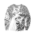 Tattoo Lion Hoodie for  3D All Over Printed  Unisex Shirts